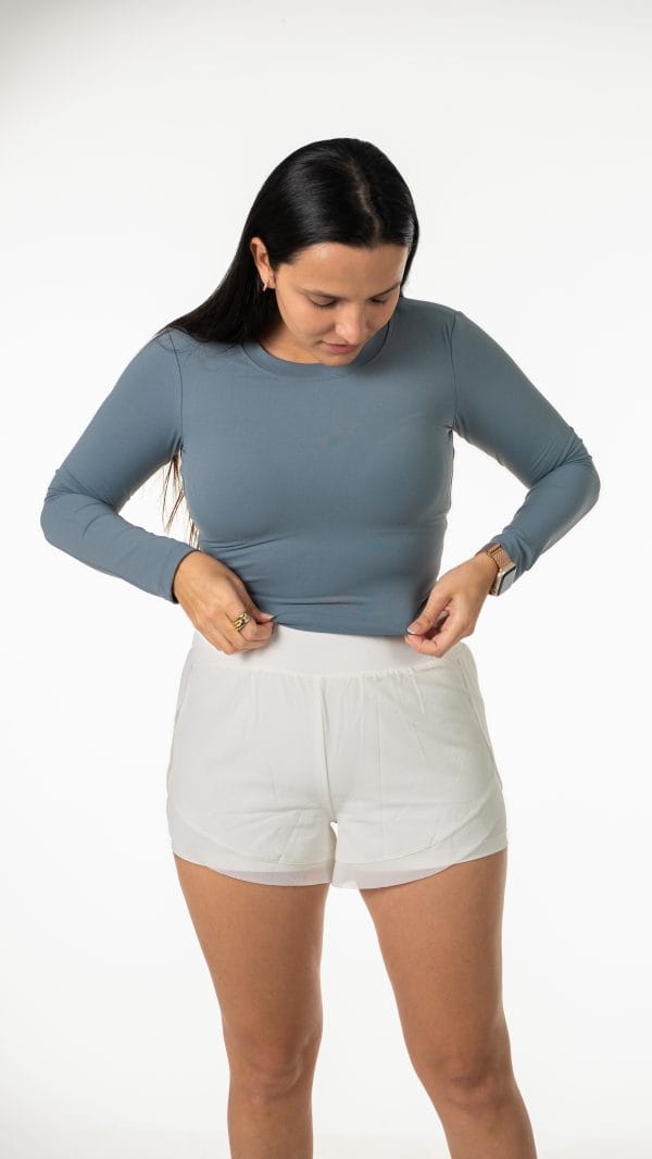 ACTIVE MANGA LARGA CREW NECK NAZA