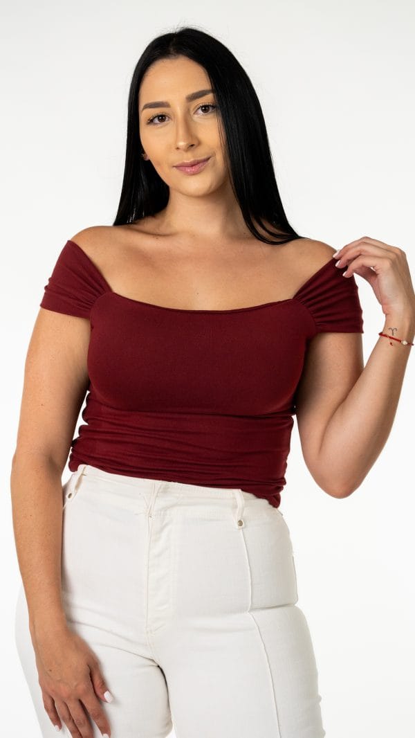 BLUSA MANGA CORTA SHOULDERS OFF