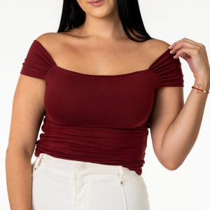 BLUSA MANGA CORTA SHOULDERS OFF