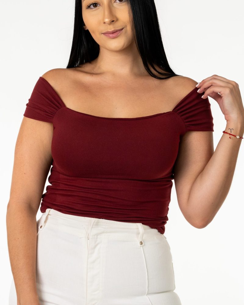 BLUSA MANGA CORTA SHOULDERS OFF