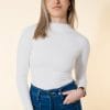 BLUSA MANGA LARGA CUELLO TORTUGA