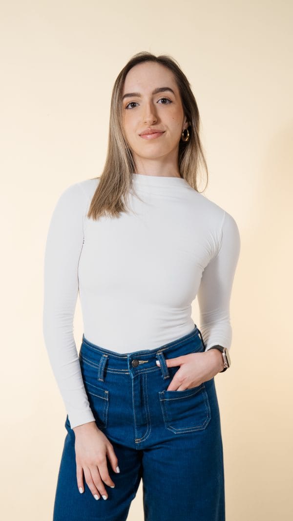 BLUSA MANGA LARGA CUELLO TORTUGA
