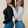 CROP TOP MANGA LARGA TORTUGA