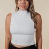CROP TOP SIN MANGA TORTUGA